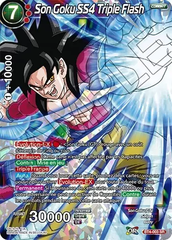 Colossal Warfare [BT4] - Son Goku SS4 Triple Flash