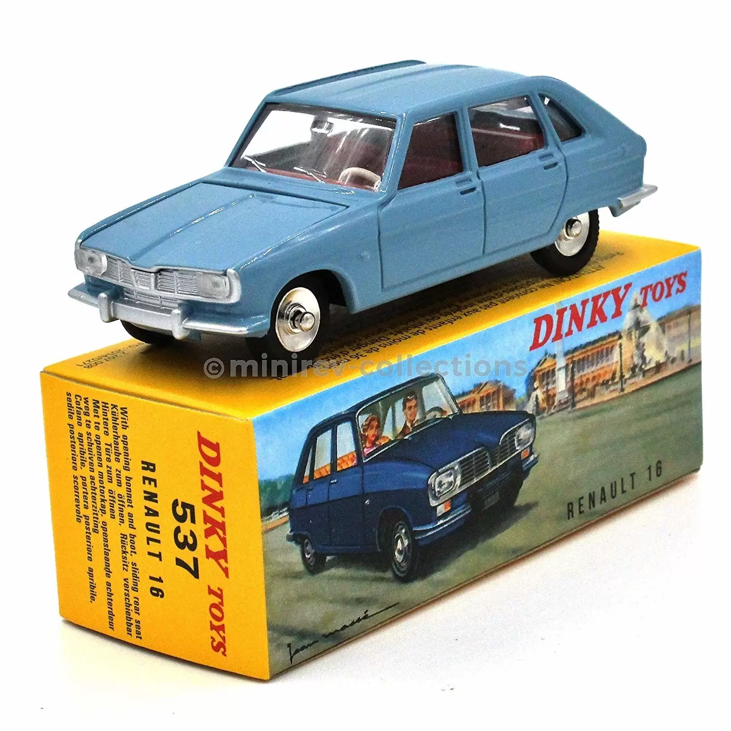 Atlas - Classic Dinky Toys Collection - RENAULT 16 (Bleu)