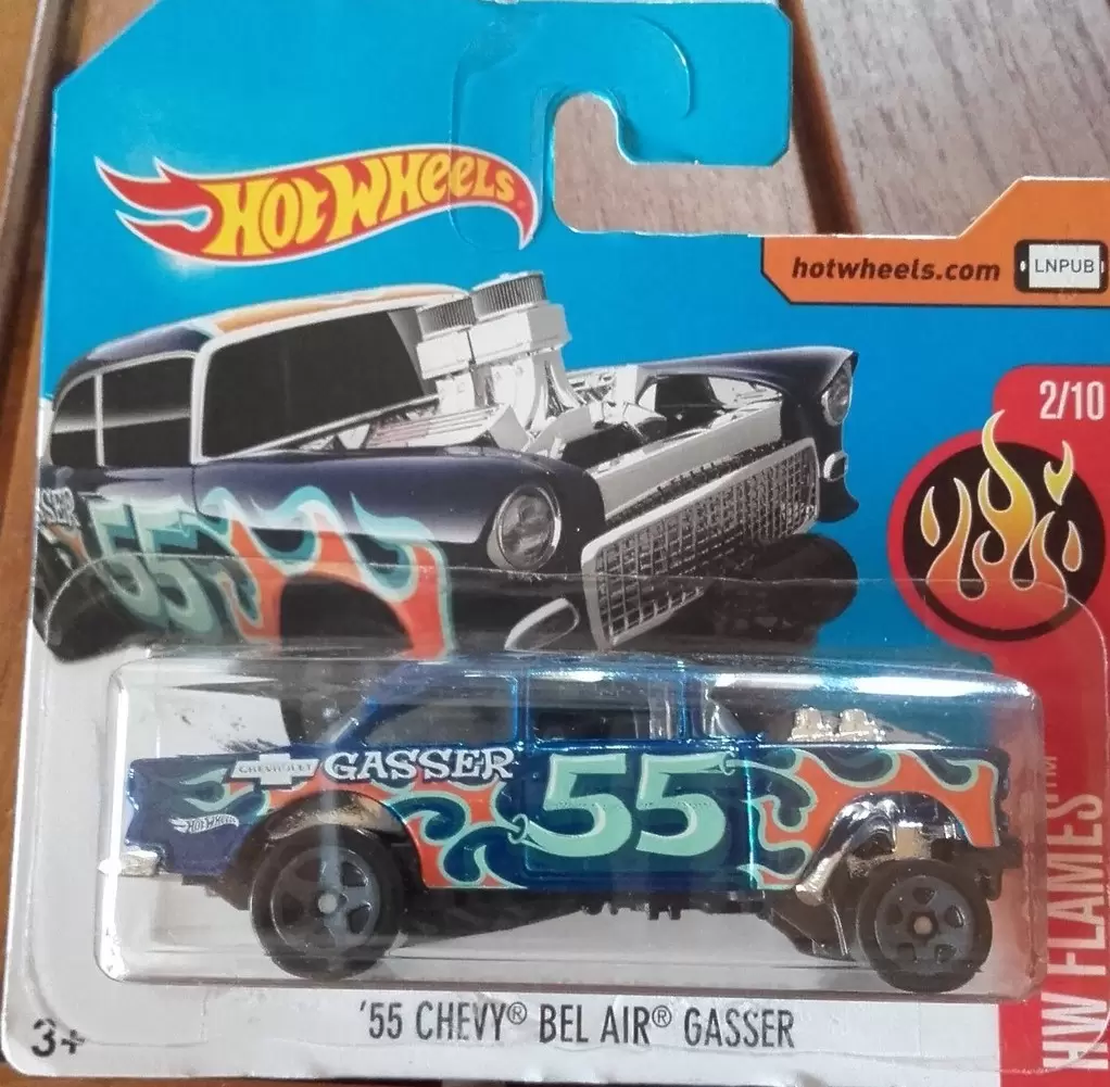 Hot Wheels Classiques - 55 Chevy Bel Air Gasser HW Flames