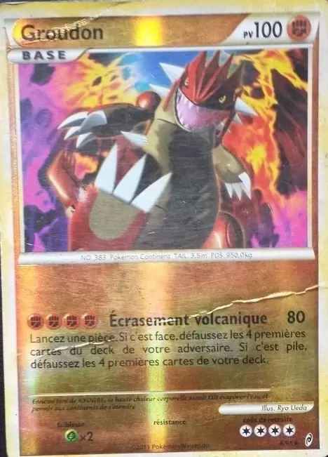 Pokémon L\'appel des Légendes - Groudon Reverse