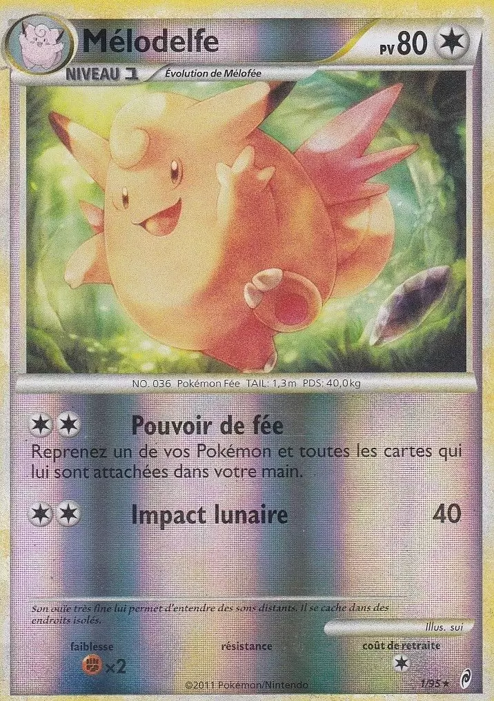 Pokémon L\'appel des Légendes - Mélodelfe Reverse