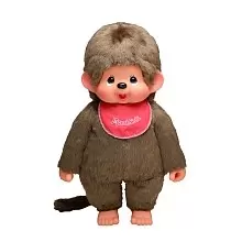 Kiki - Monchichi - Monchhichi garçon bavoir rouge 80cm