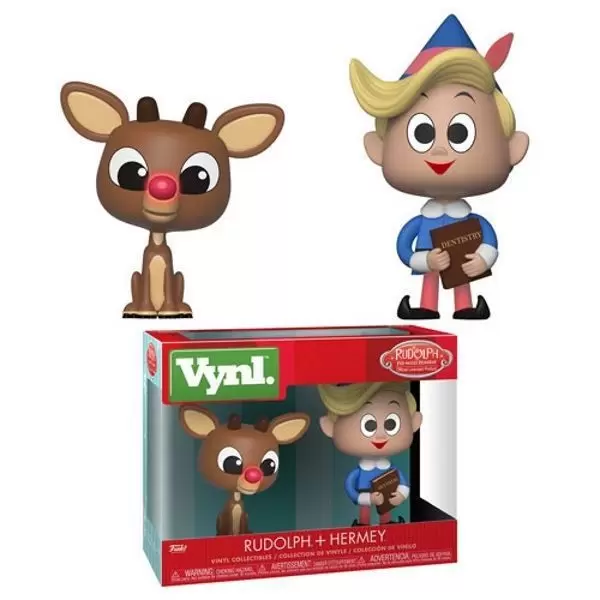 Funko Vynl. - Rudolph the Red-Nosed Reindeer - Rudolph + Hermey