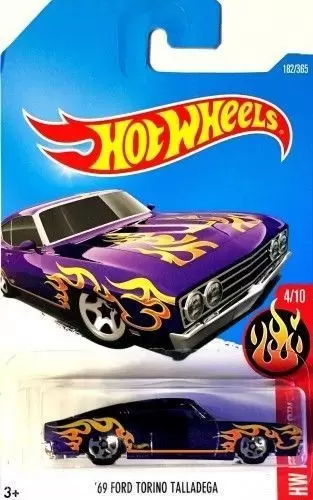 Hot Wheels Classiques - 69 Ford Torino Talladega HW Flames