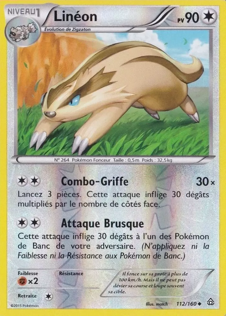 Pokémon XY Primo Choc - Linéon Reverse