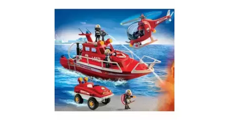Nouveauté 2018 Playmobil Coffret Forces spéciales Pompiers 9503 