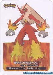 Lamincards Pokémon 2006 - Brasegali