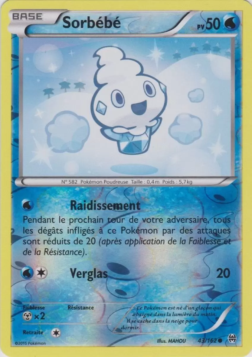 Pokémon XY Impulsion Turbo - Sorbébé Reverse