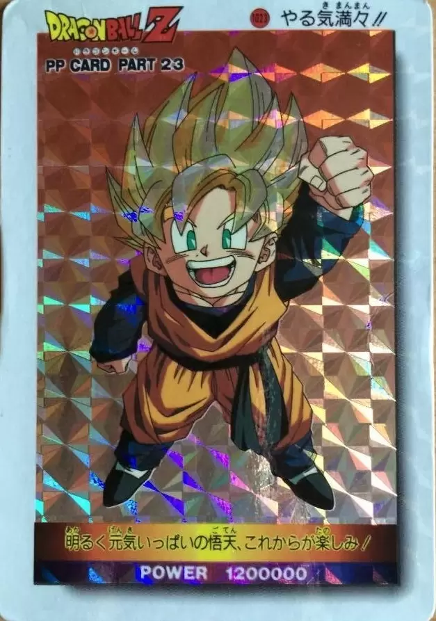 Dragon Ball Z PP Card  AMADA Part 23 - 1023