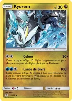 Majesté des Dragons - Kyurem Holographique