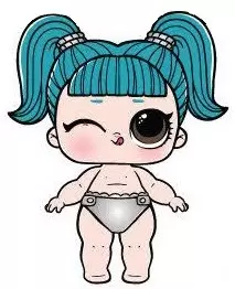 Lol Surprise Lil Sisters Series 3 - Lil Glamstronaut