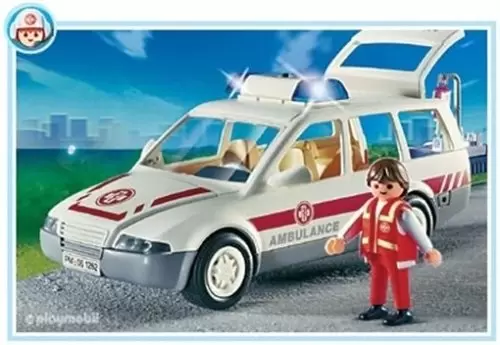 Playmobil Hôpital & Sauveteurs - Véhicule de secours