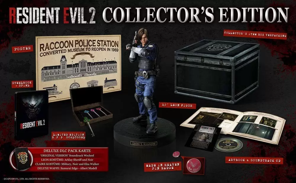 Jeux PS4 - Resident Evil 2 Edition Collector
