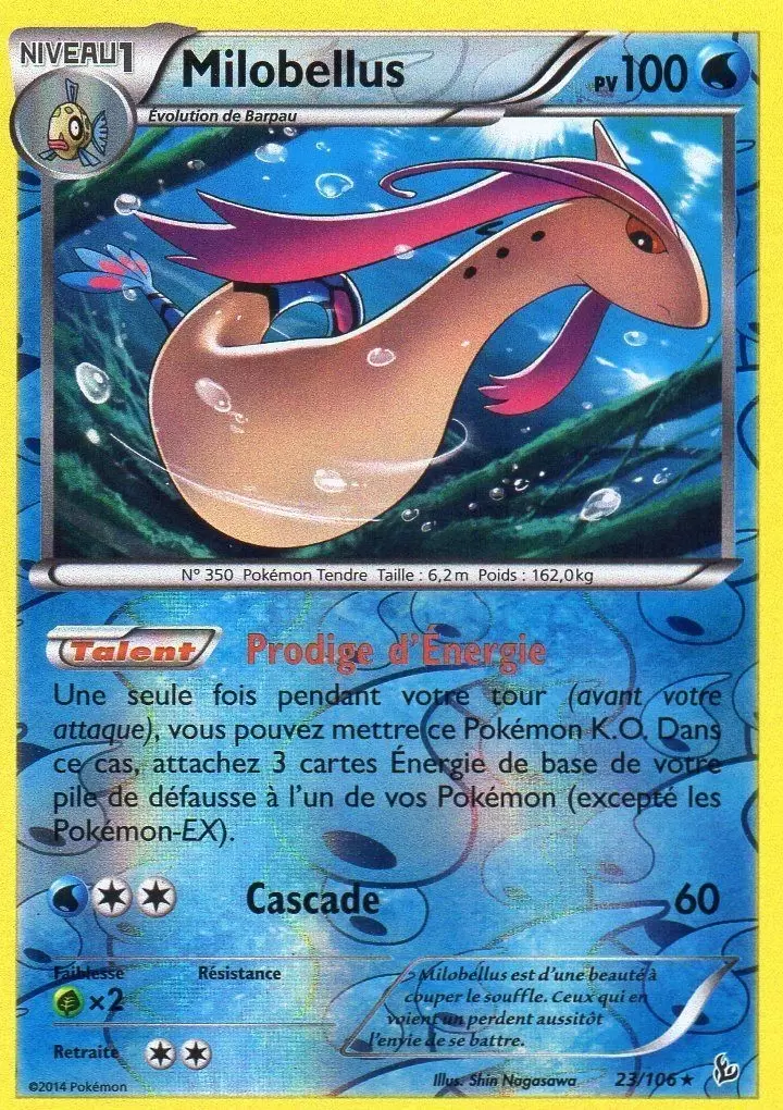 Pokémon XY Etincelles - Milobellus Reverse