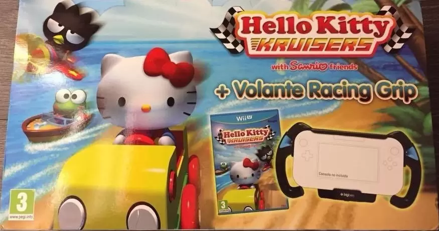Jeux Wii U - Hello kitty kruisers + volante racing grip