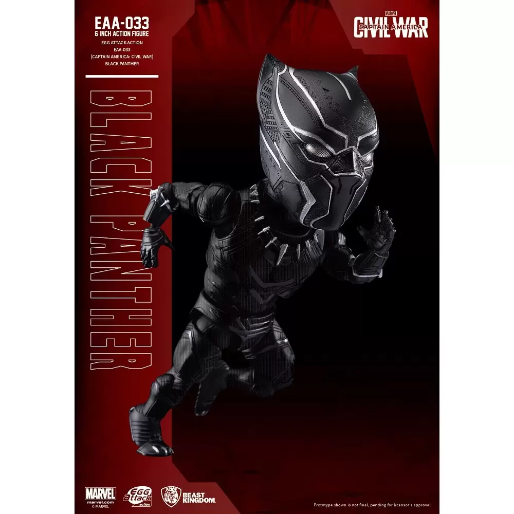 Egg Attack Action - Black Panther