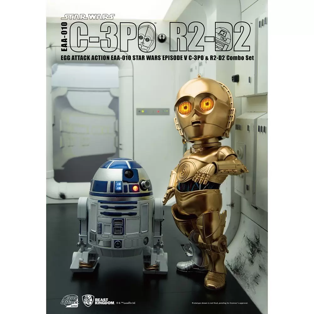 Egg Attack Action - C-3PO & R2-D2