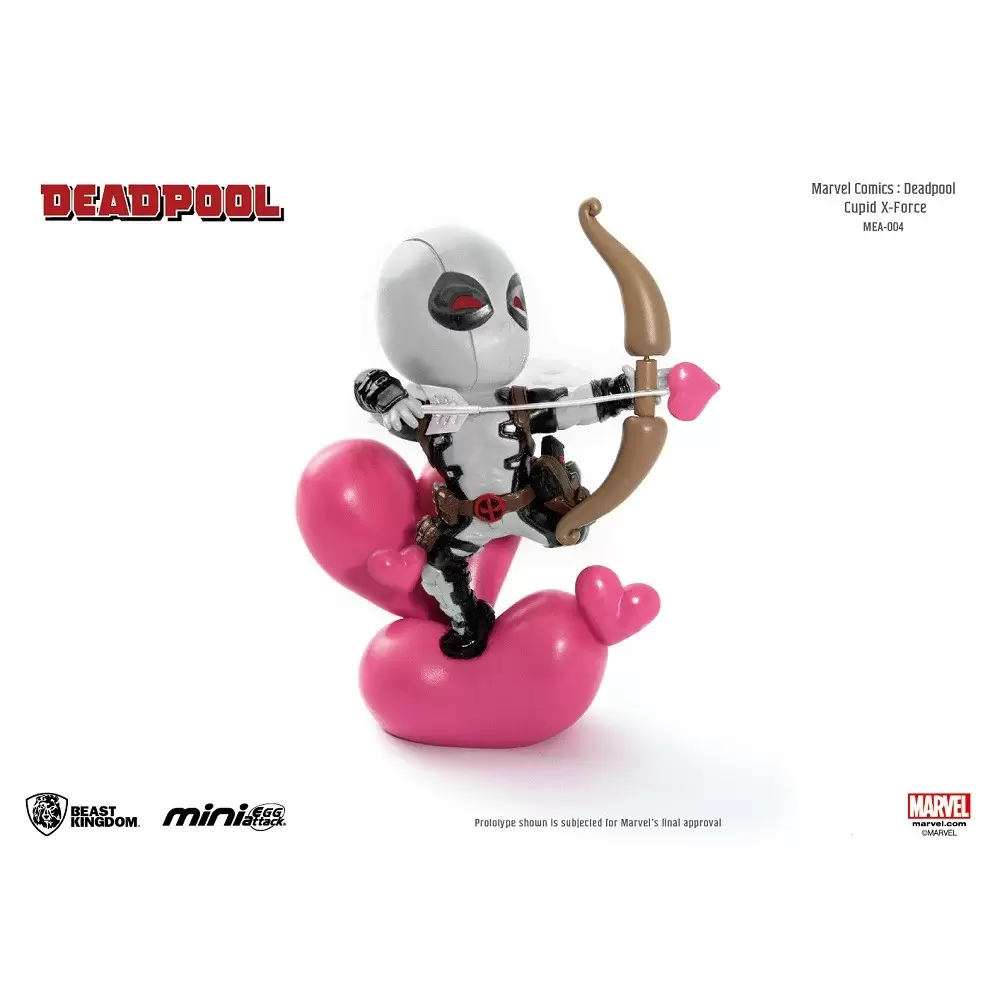 Marvel Comics Mini Egg Attack Figure Deadpool Cupidon X-Force Version SDCC Exclusi