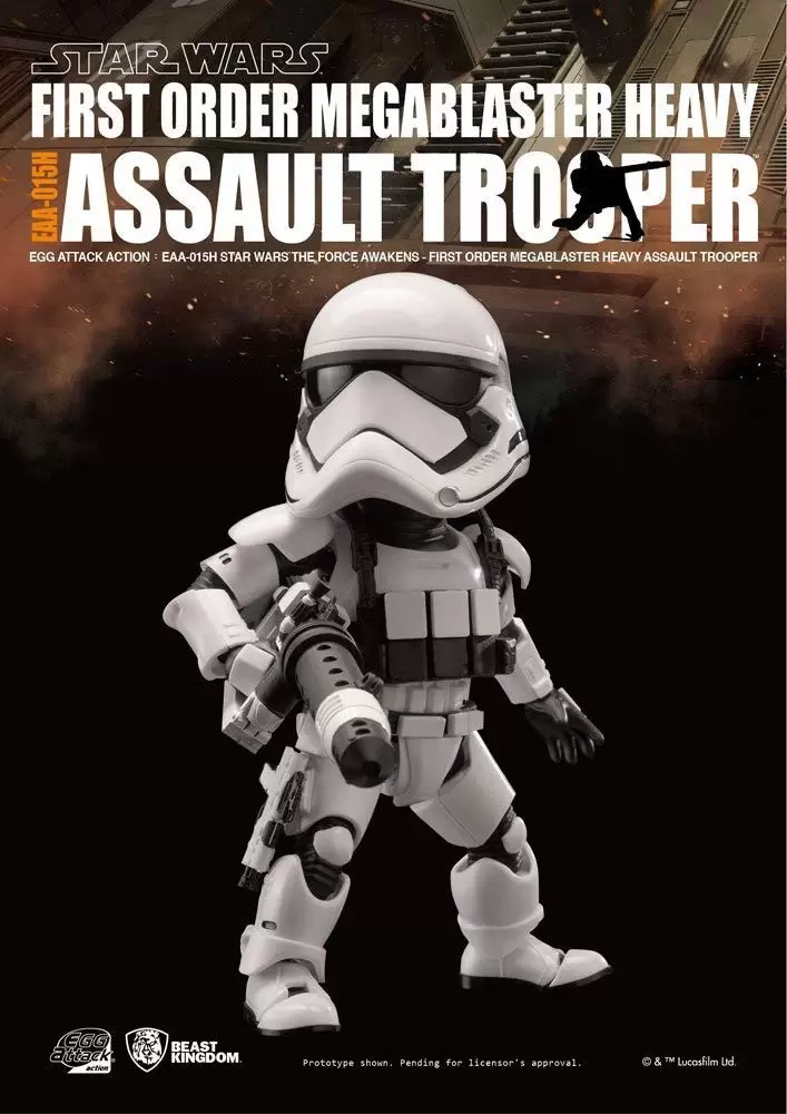 Egg Attack Action - First Order Megablaster Heavy Assault Trooper