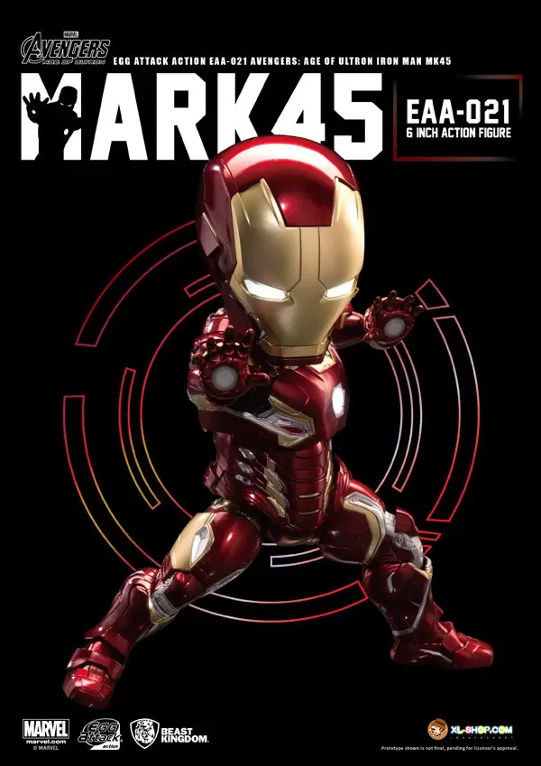 Egg Attack Action - Iron Man Mark 45