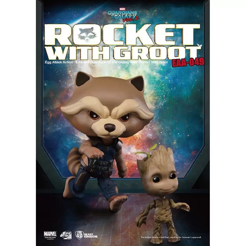 Egg Attack Action - Rocket with Groot