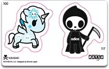 Le Collector Tokidoki - Match - Sticker 057