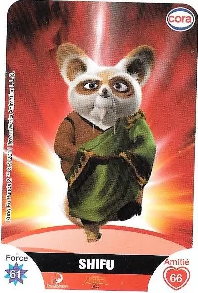 Le Collector c\'est Parti ! (CORA) - Carte SHIFU (Kunfu Panda)