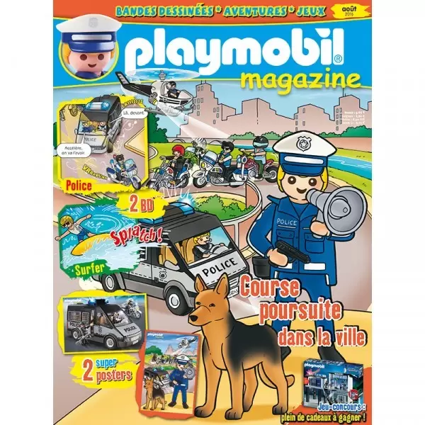 Playmobil Magazine - Course poursuite dans la ville !