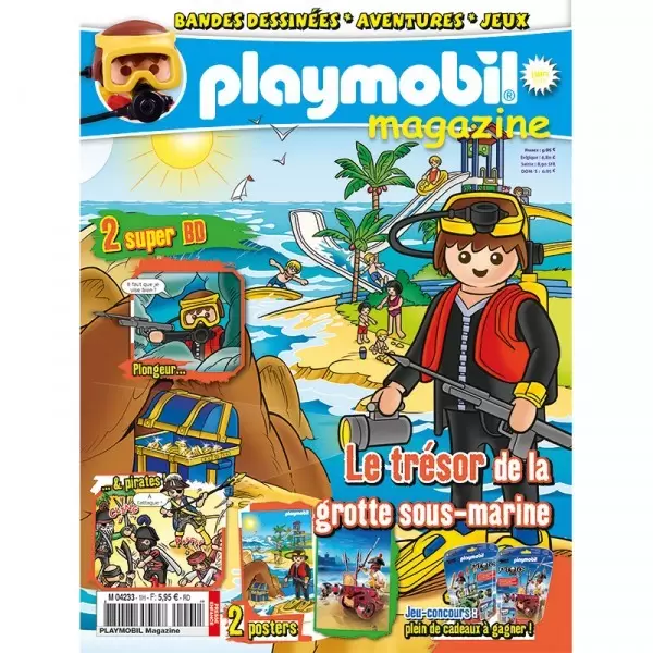 Playmobil Magazine - Le trésor de la grotte sous -marine