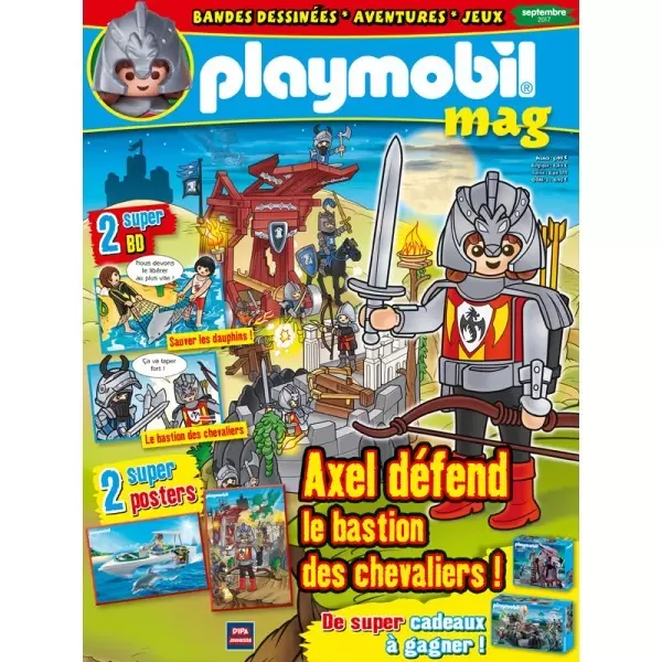 Playmobil Magazine - Axel défend le bastion des chevaliers !