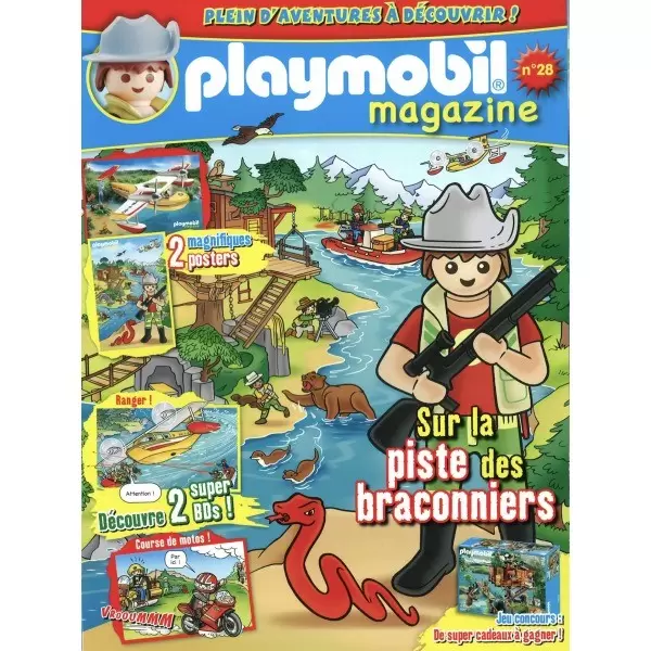 Playmobil Magazine - Sur la piste des braconniers