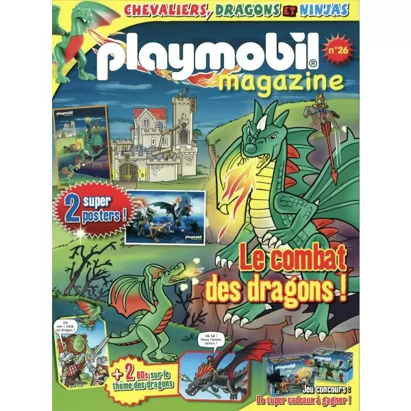 Playmobil Magazine - Le combat des dragons !