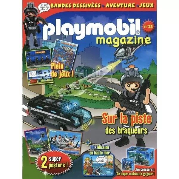 Playmobil Magazine - Sur la piste des braqueurs