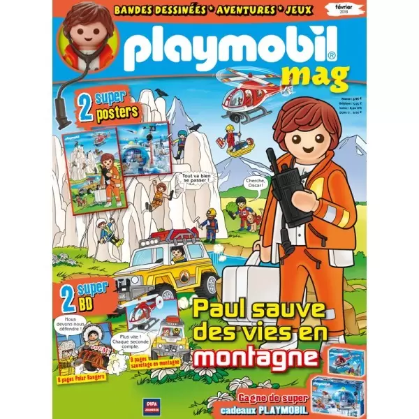 Playmobil Magazine - Paul sauve des vies en montagne