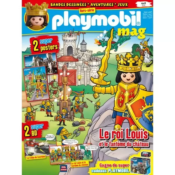 Playmobil Magazine - Le rois Louis et le fantôme du château