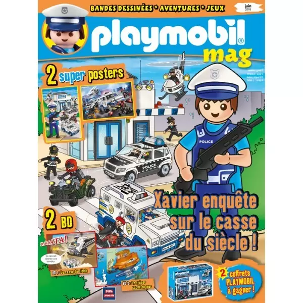 Playmobil Magazine - Xavier enquête sur le casse du siècle