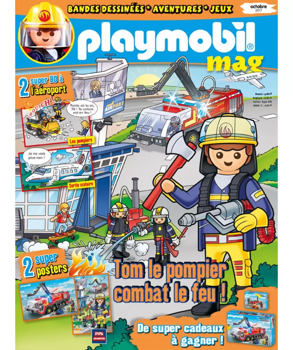 Playmobil Magazine - Tom le pompier combat le feu !