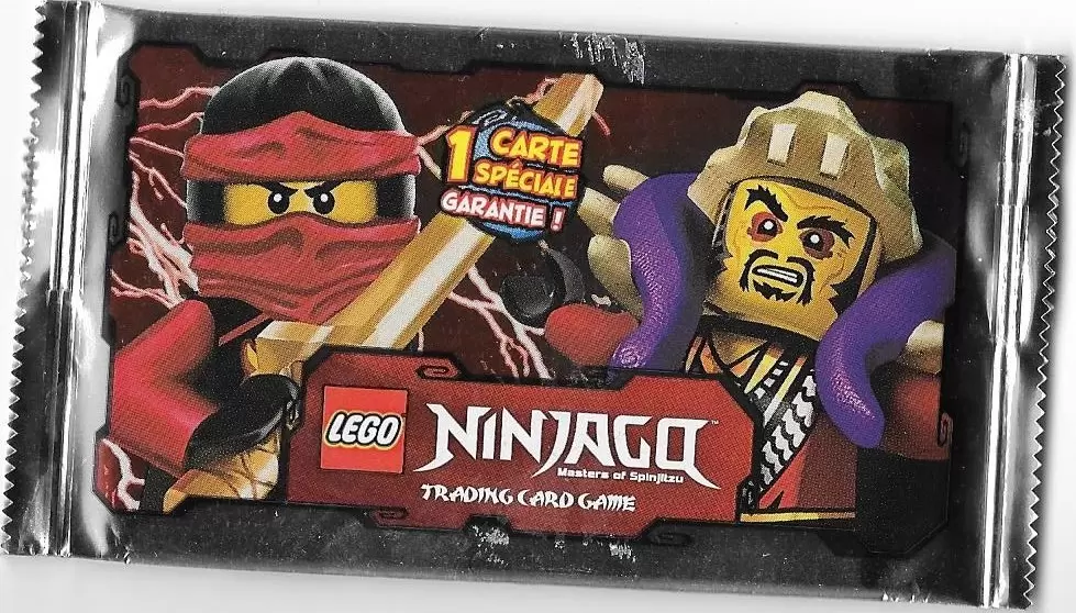 Cartes LEGO Ninjago Masters of Spinjitzu - BOOSTER Contenant 5 Cartes à Collectionner