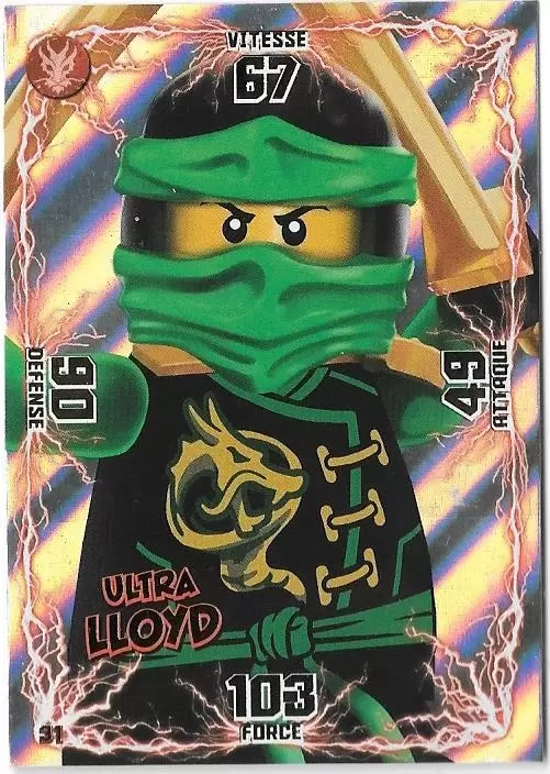 Cartes LEGO Ninjago Masters of Spinjitzu - ULTRA LLOYD \