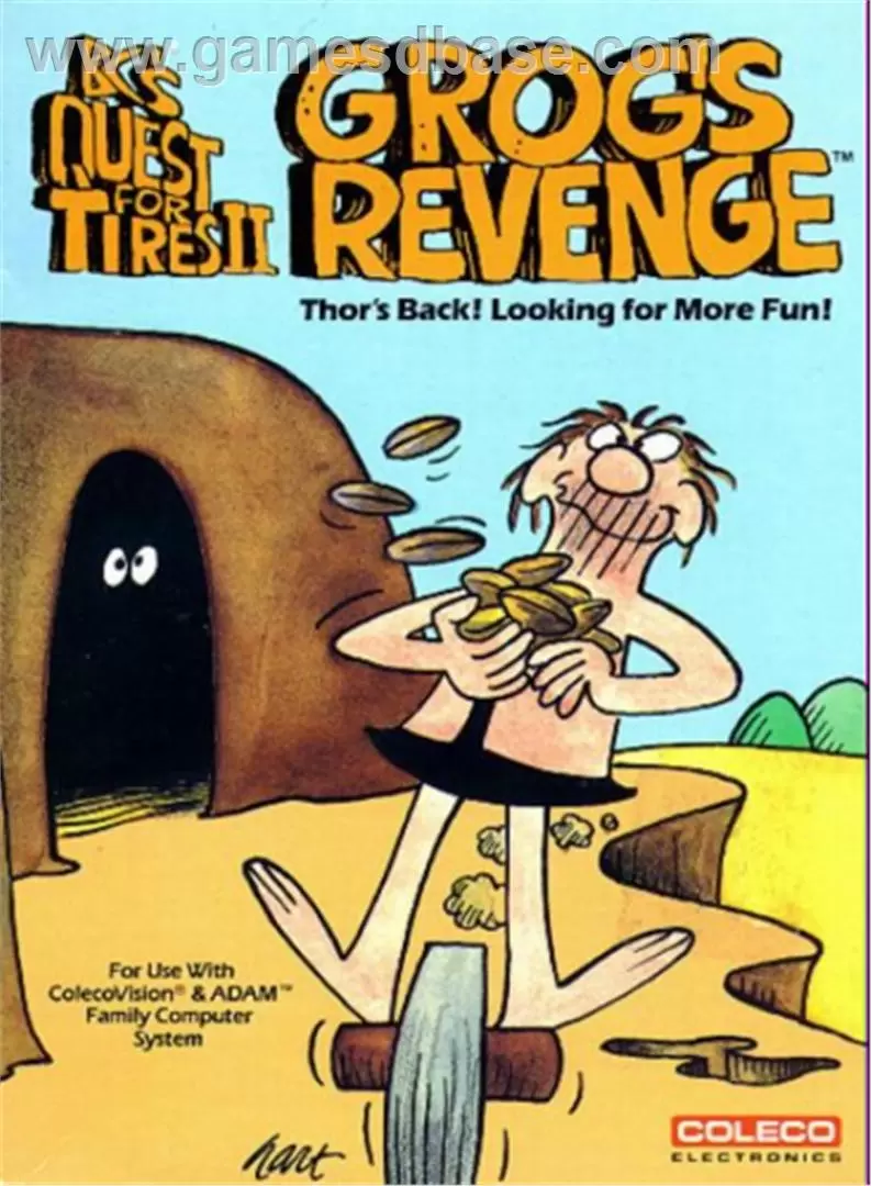 ColecoVision Games - B.C. II: Grog\'s Revenge