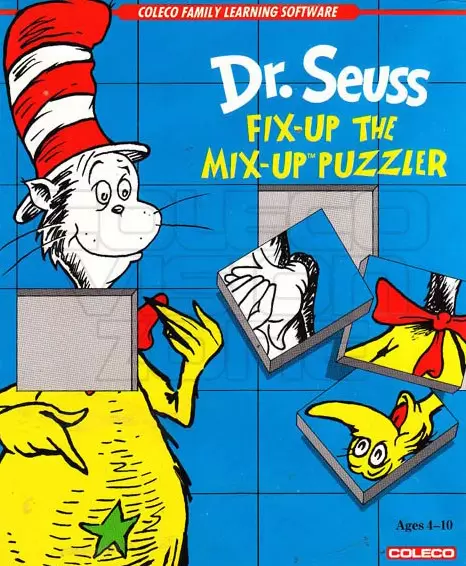 Jeux ColecoVision - Dr. Seuss\' Fix-Up the Mix-Up Puzzler