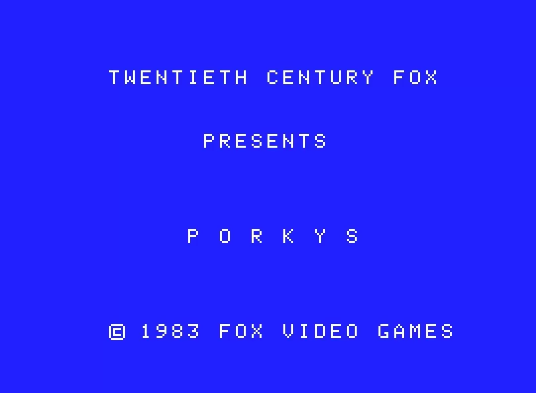 Jeux ColecoVision - Porky\'s