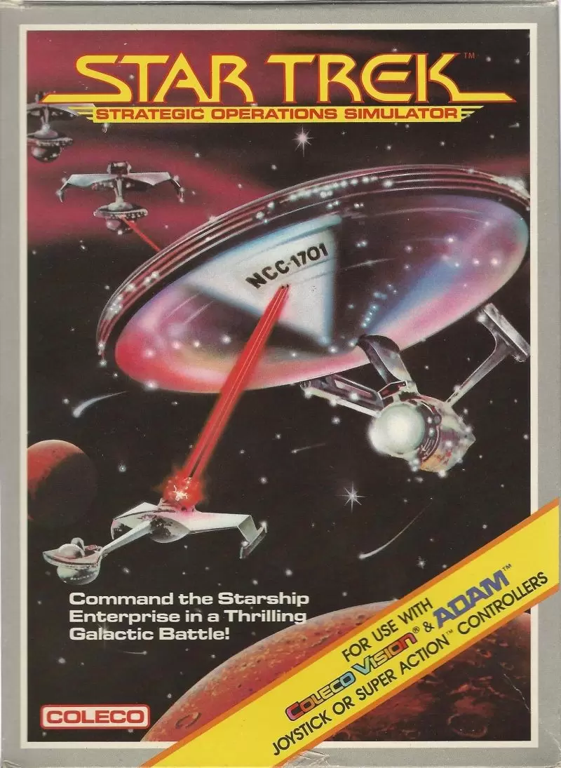 ColecoVision Games - Star Trek: Strategic Operations Simulator