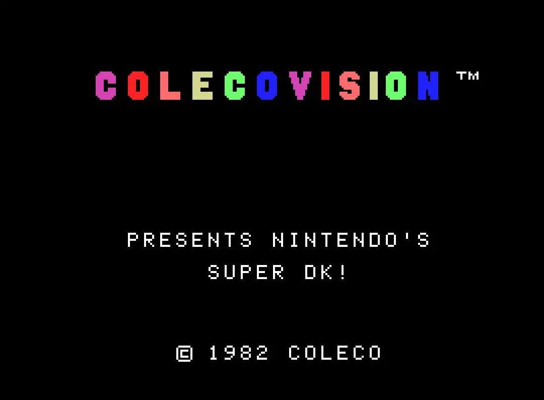 Jeux ColecoVision - Super DK!
