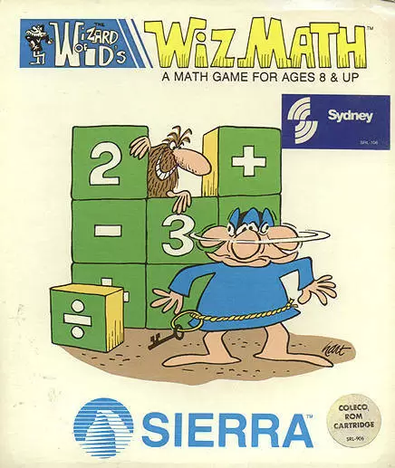 Jeux ColecoVision - The Wizard of Id\'s Wiz Math