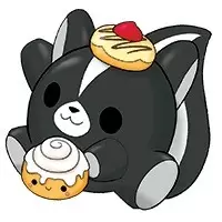 Smooshy Mushy Series 2 - Do-dat Donuts - Scout Skunk & Cilia Cinnamon Bun