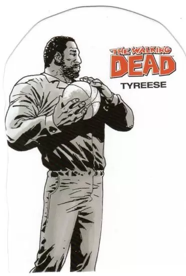 verzending behang Daarbij Tyreese - The Walking Dead Comic Book Set 1 card KIA4