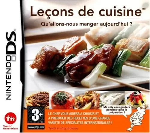 Nintendo DS Games - Lecons De Cuisine, Qu\'allons-nous Manger Aujourd\'hui ? (FR)