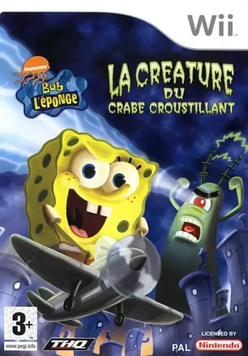 Jeux Nintendo Wii - Bob L\'eponge, La Créature du Crabe Croustillant