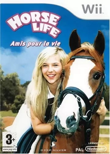 Nintendo Wii Games - Horse Life - Amis Pour La Vie